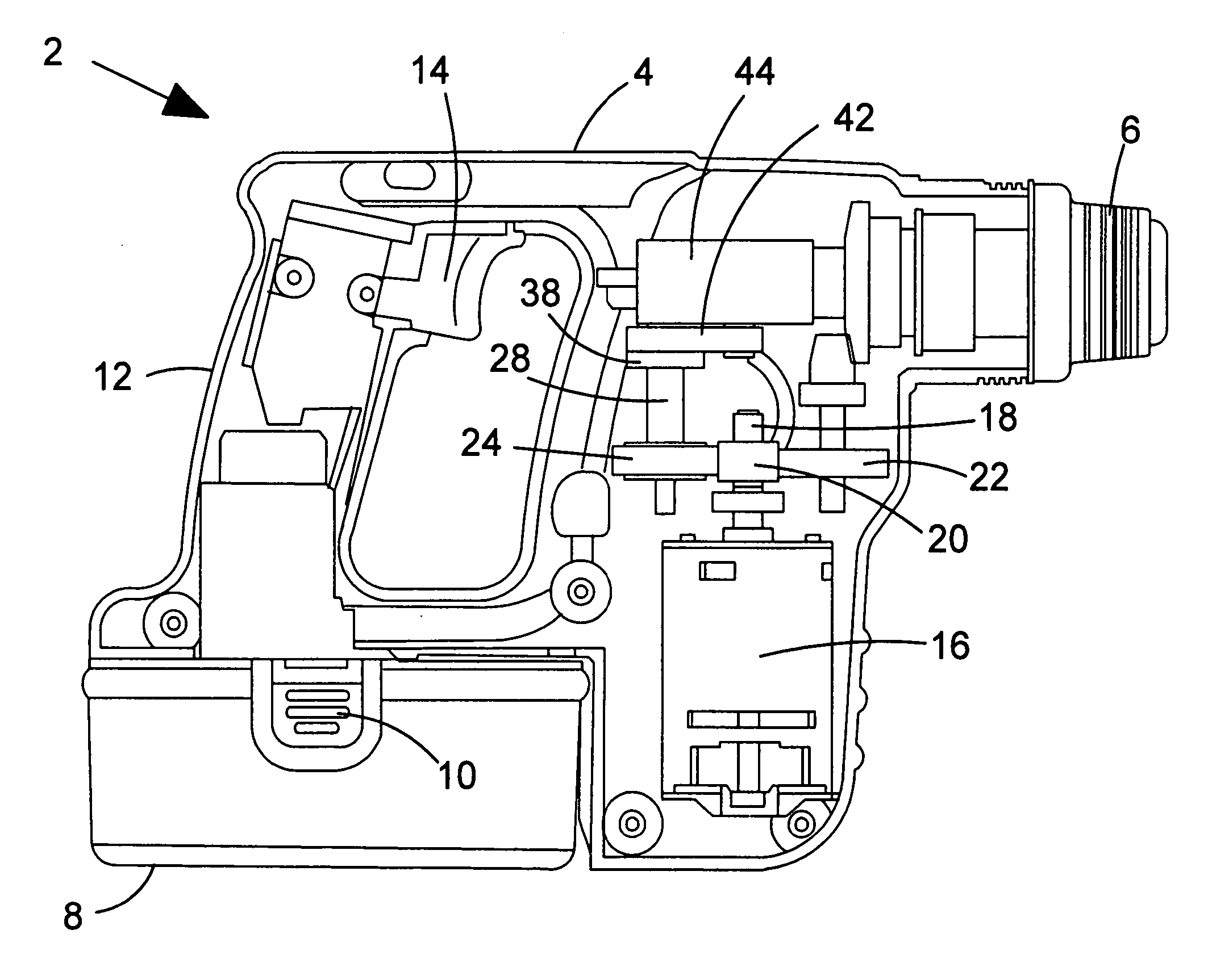 Hammer mechanism for power tool