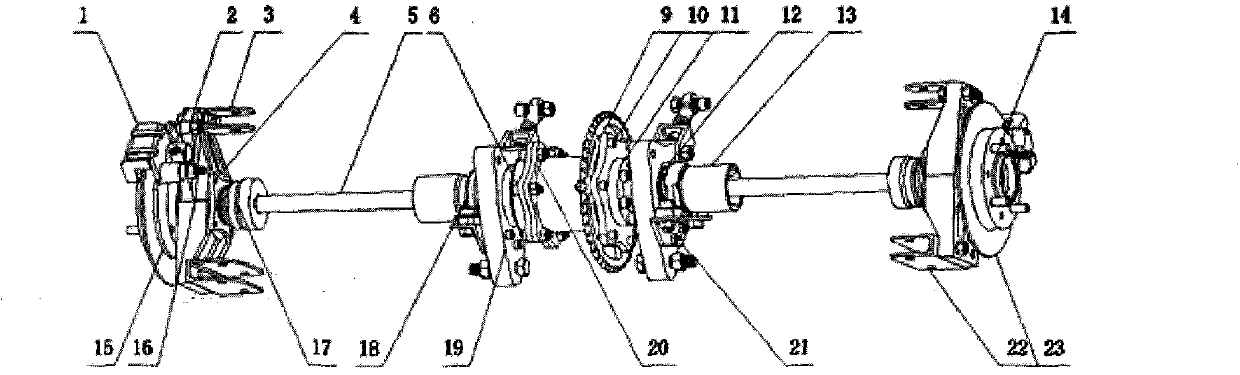 Power transmission device for Torsen differential