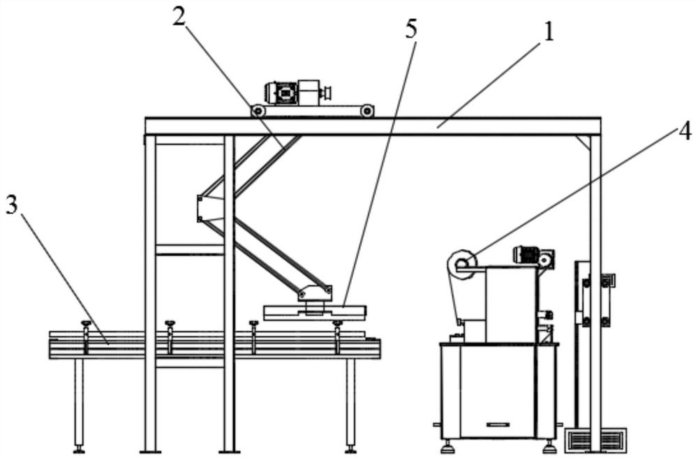 Manufacturing device of cloth or wallpaper integrated wallboard