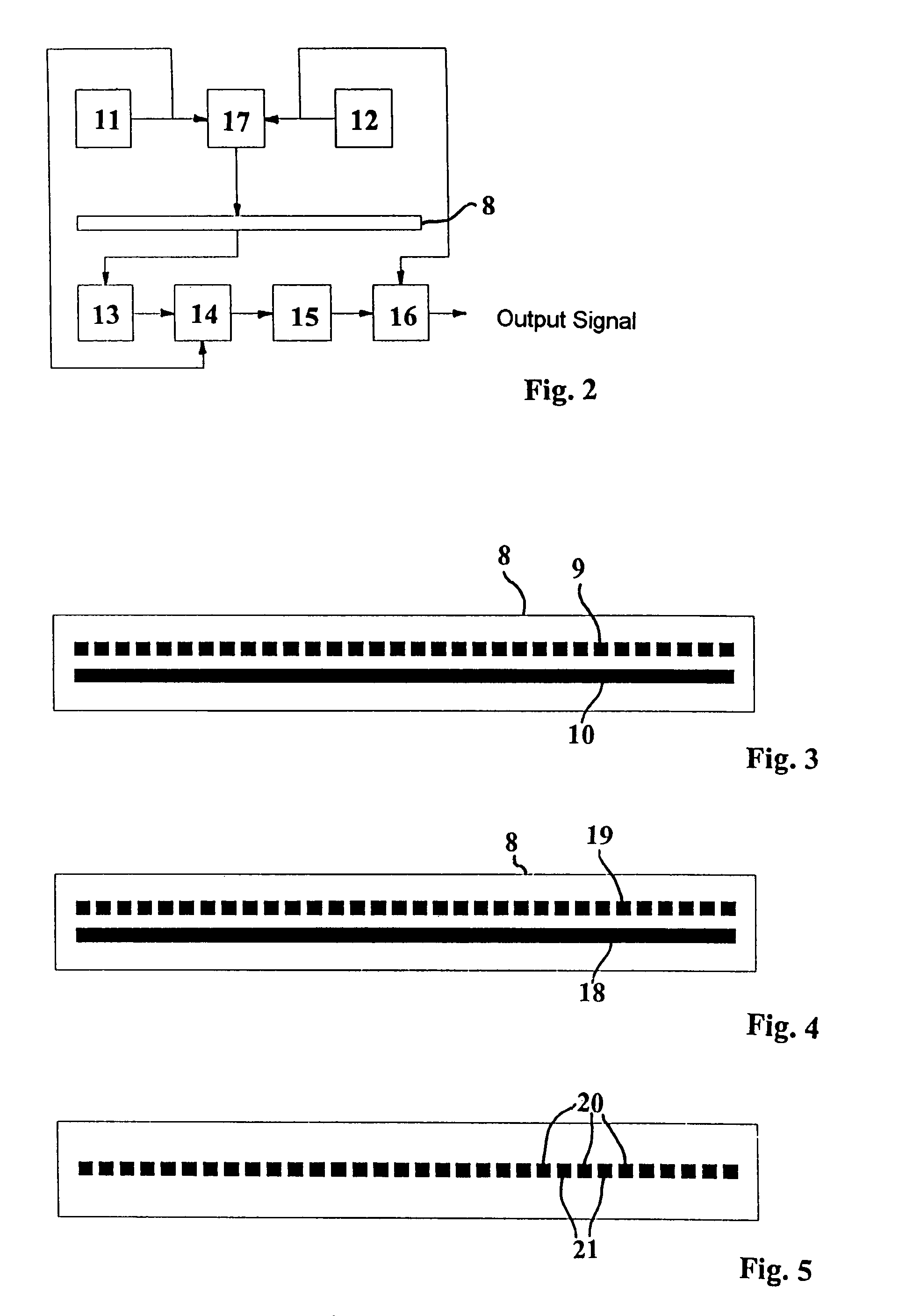 Security element structure for documents, devices for checking documents with such security elements, method of the use thereof