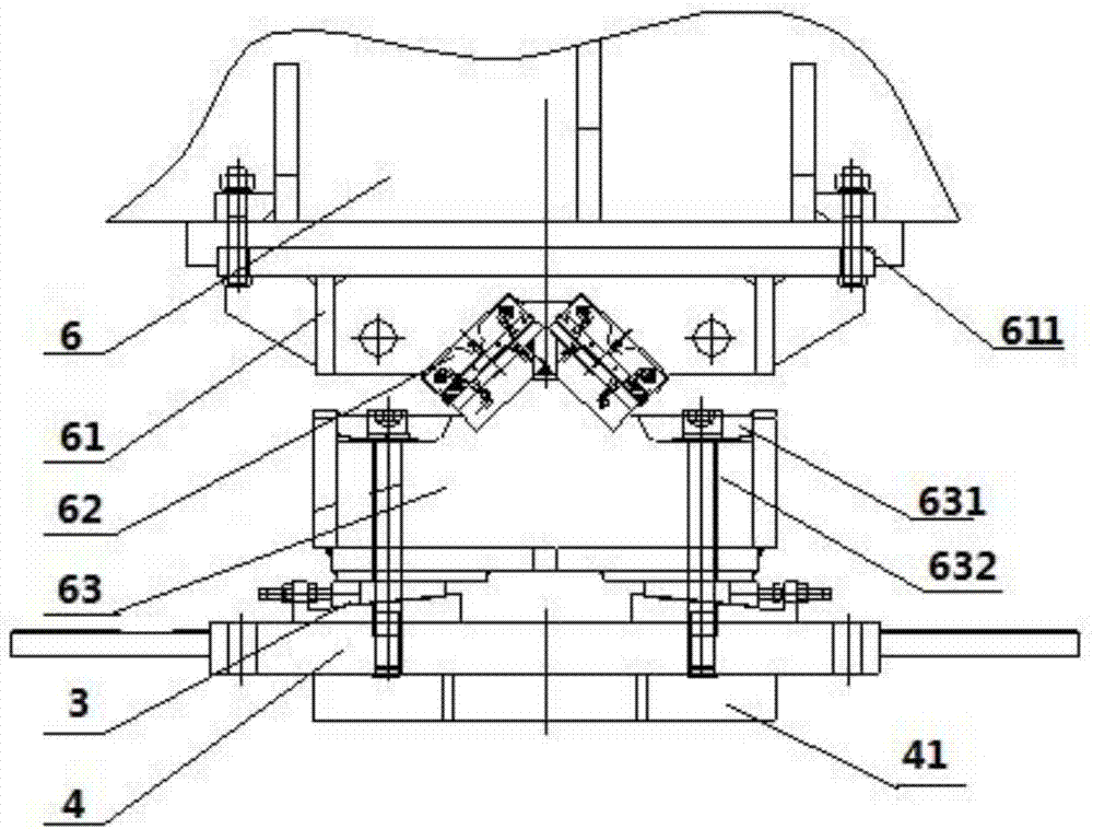 Profile steel straightener rack