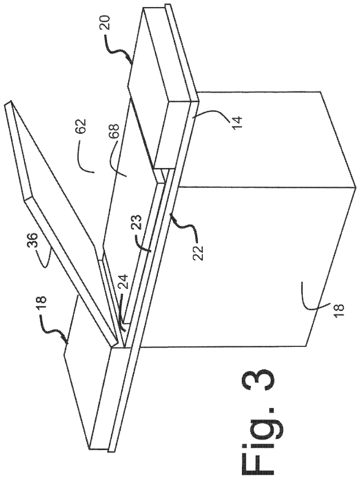 Surgical guidance system with low interference metal support structure