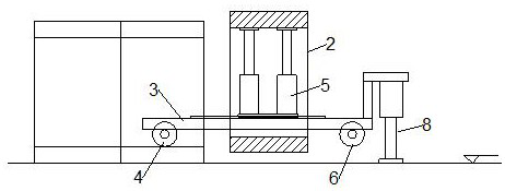 Single-bin prefabricated pipe gallery assembling vehicle and pipe gallery mounting method