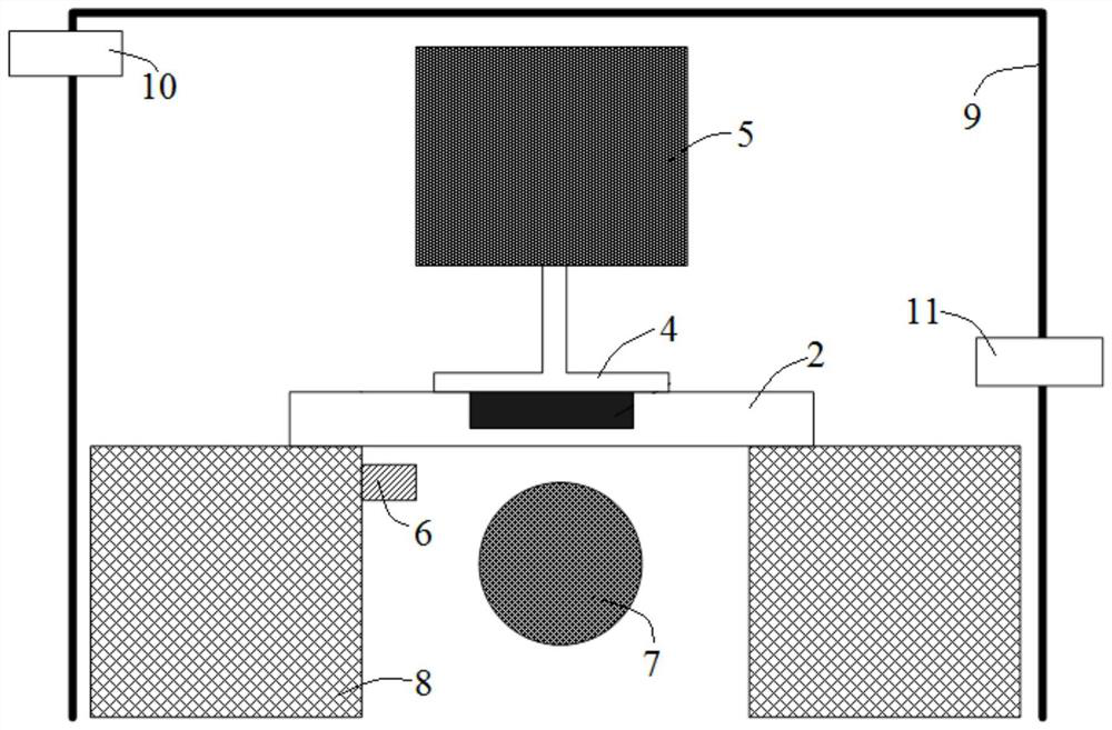 A device and method for testing the free-flowability of coking coal in a thermoplastic state