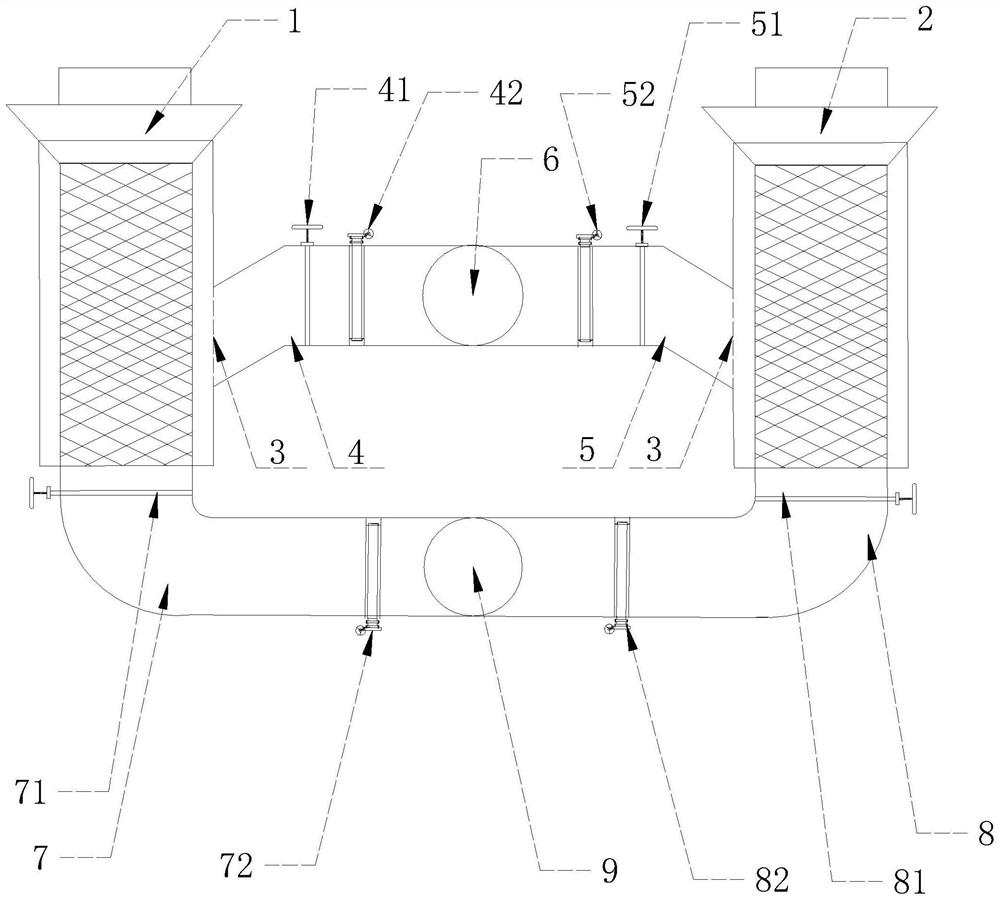 Outdoor pool water taking and filtering device and use method thereof