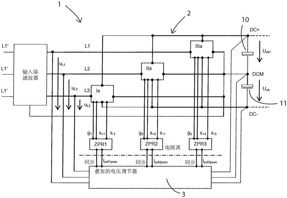 System to increase the in-line power factor of a three-phase brushless DC motor
