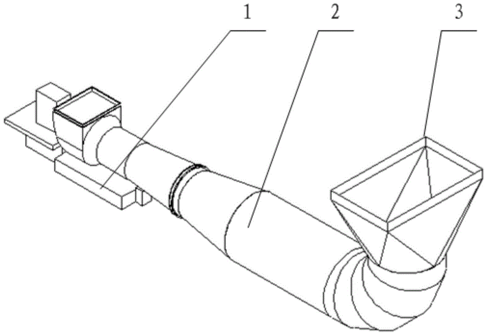 Flue-gas and air system and flow guide device, of flue-gas and air system, at cold secondary air inlet of air preheater