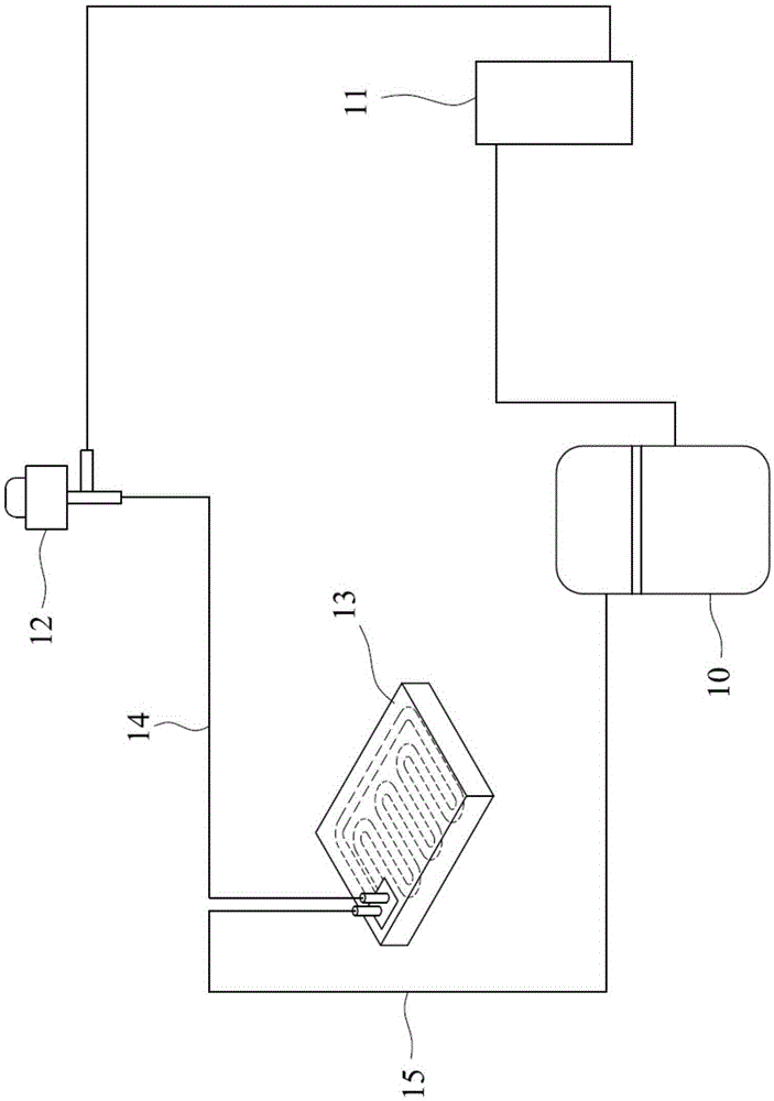 Refrigerant piping device