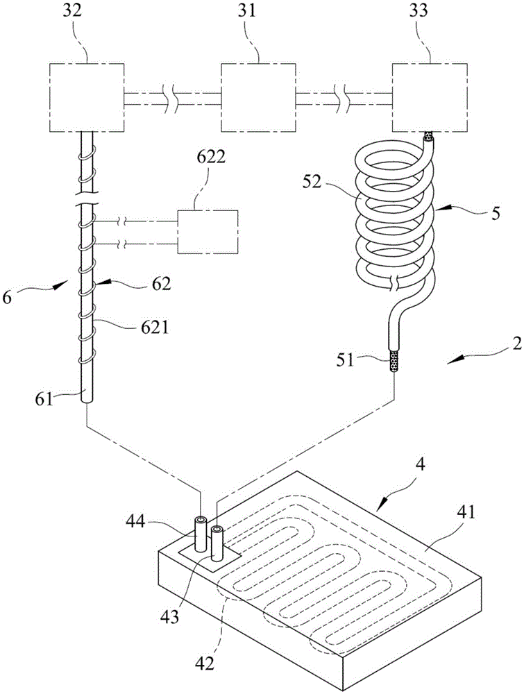 Refrigerant piping device