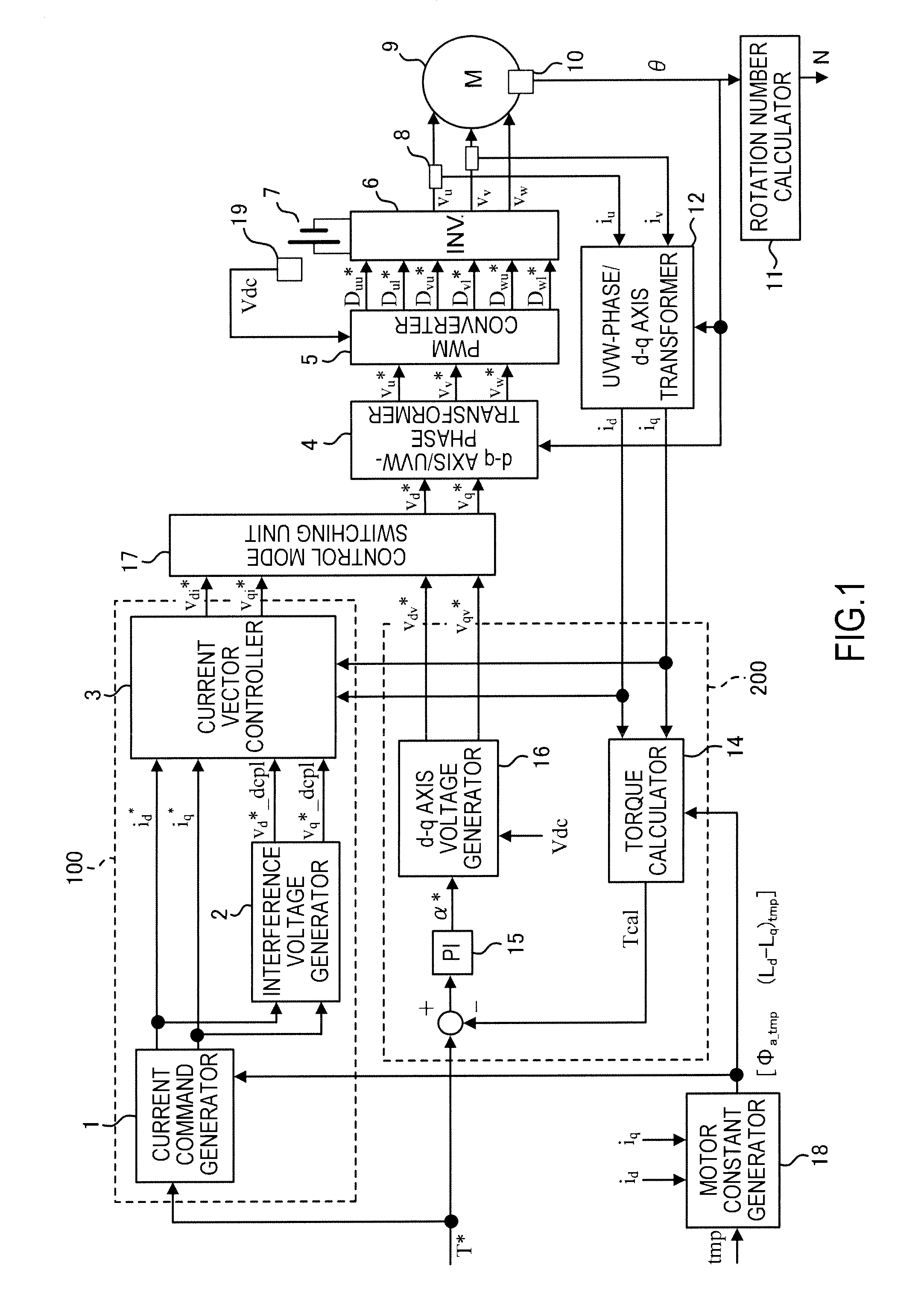 Electric motor control device and electric motor control method