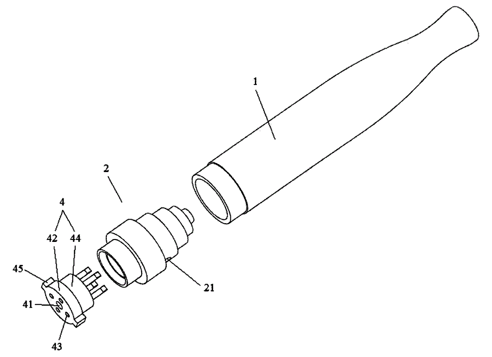 Electronic cigarette atomizing device and electronic cigarette
