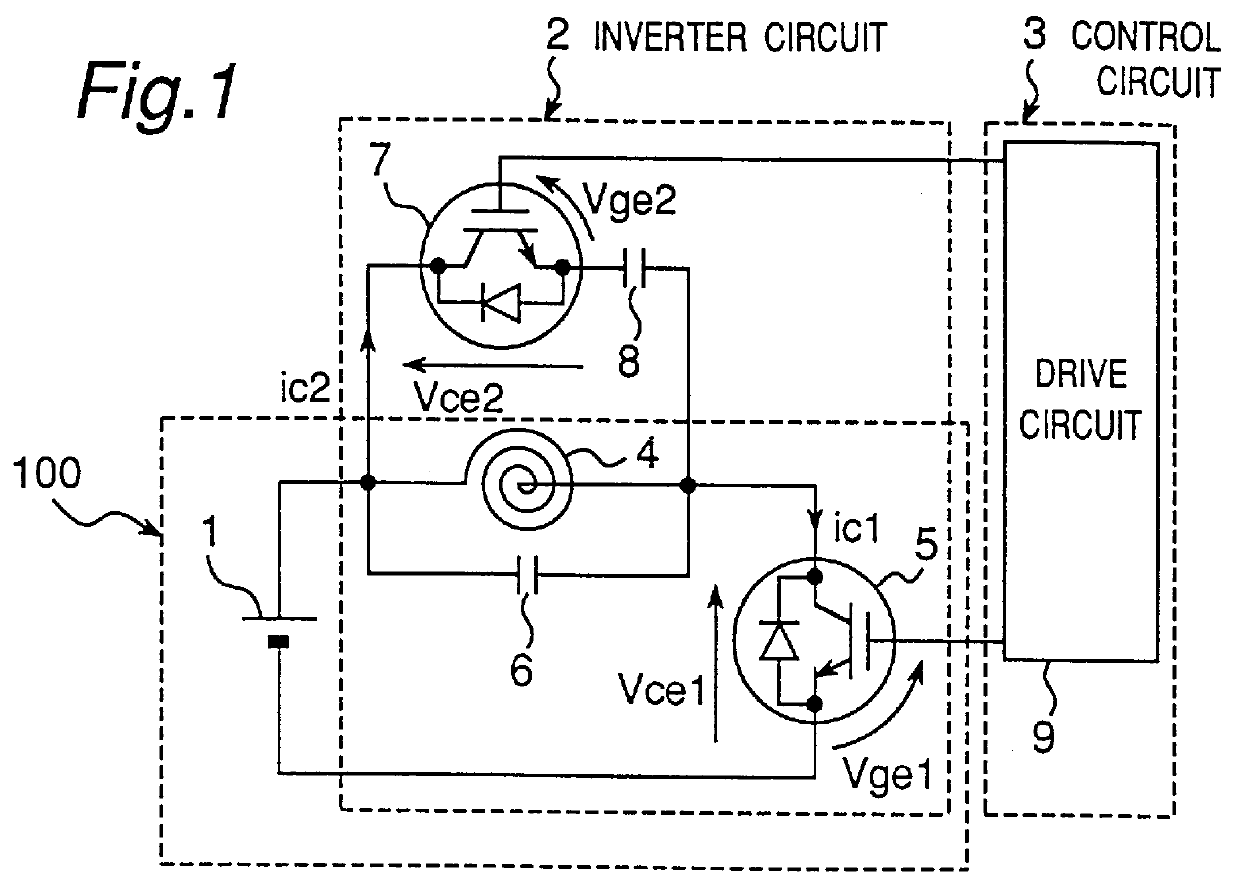 High-frequency inverter and induction cooking device using the same