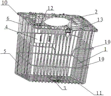 Special vehicle basket for electric vehicle