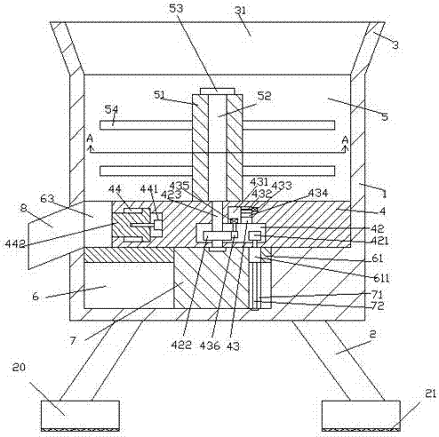 Mixing device for building construction