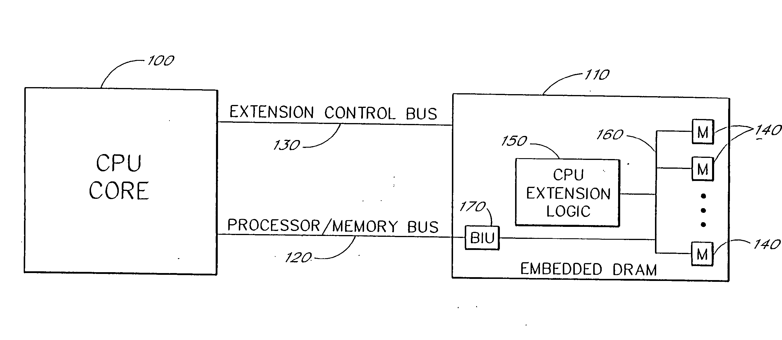 Split Embedded DRAM Processor
