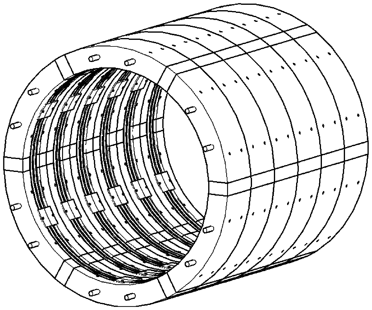 An installation process of prefabricated composite support structure based on section steel