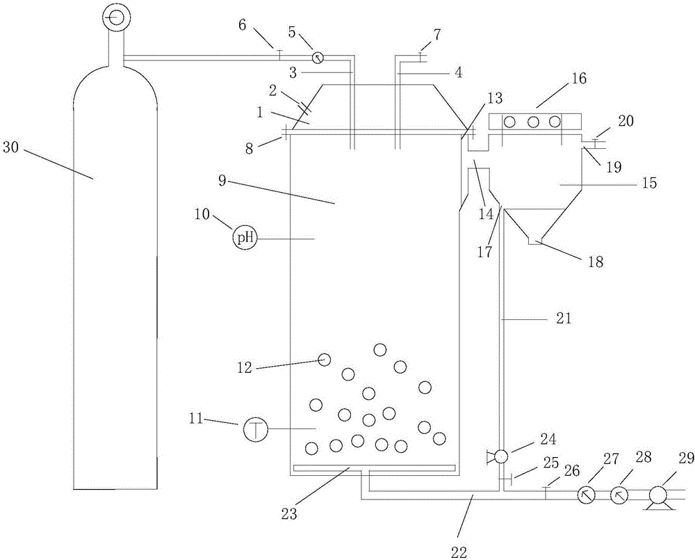 Device and method for inducing generation of struvite by virtue of microorganisms