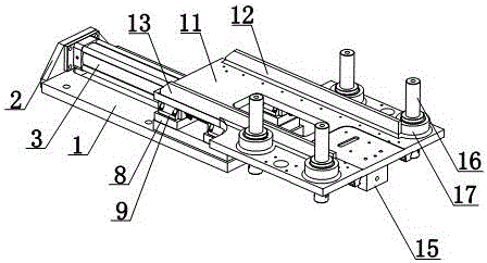 Wire drawing plate push device
