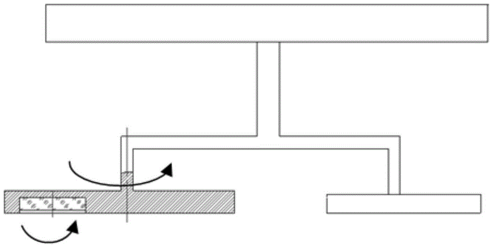 A vertical coating fixture