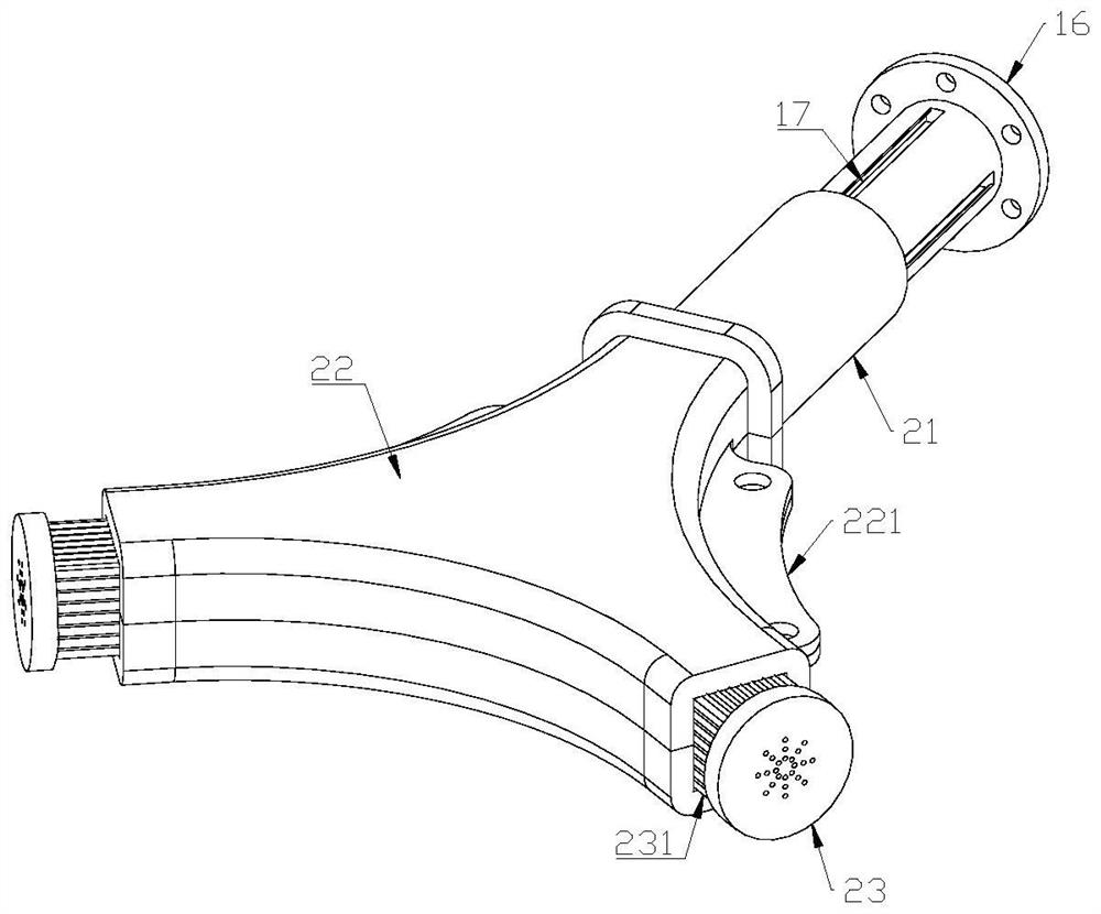 Oxygenation device for mushroom planting greenhouse