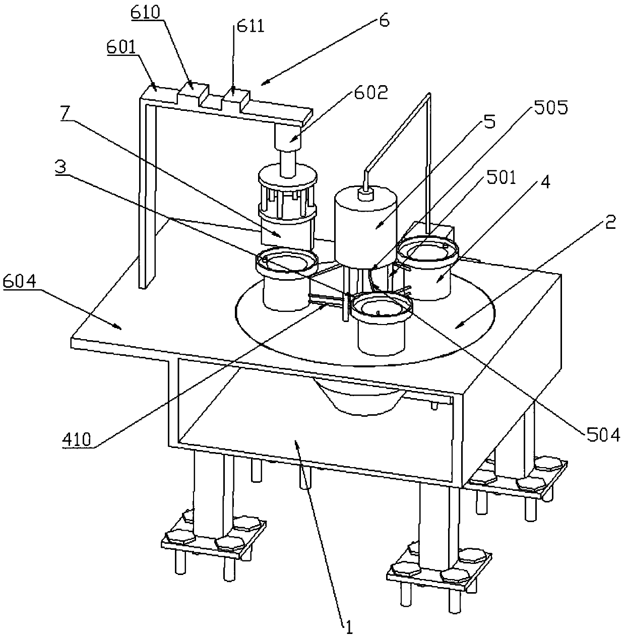 Chinese herbal medicine drug component extracting device