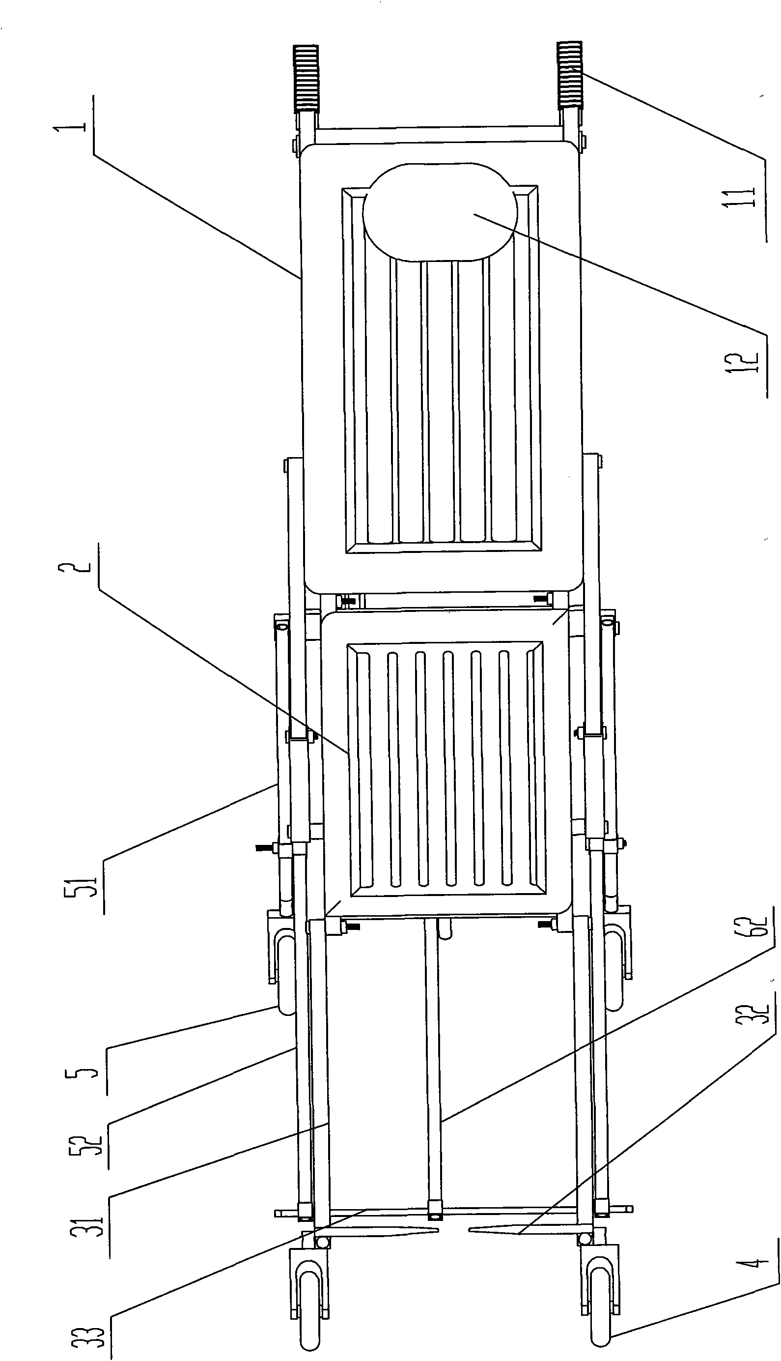Multifunctional wounded and sick person conveying device and using method thereof