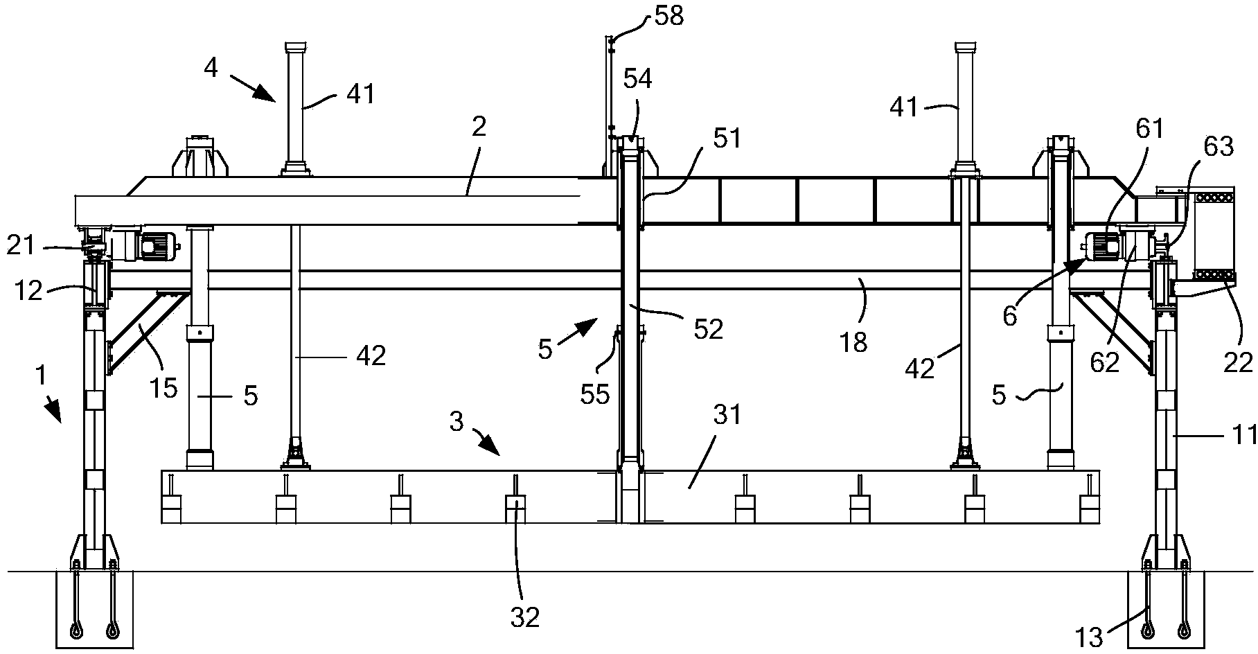 Device used for automatically carrying aluminum section bars
