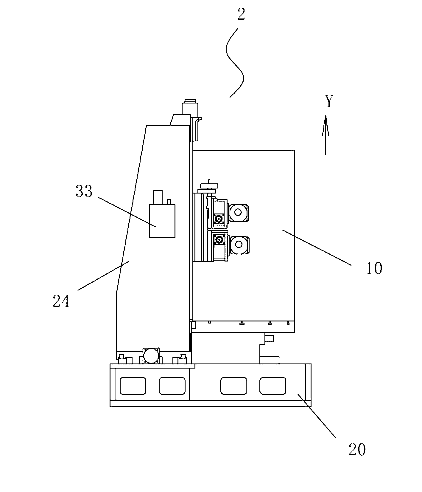 Numerical control drilling tool with multi-spindle and bi-directional processing function