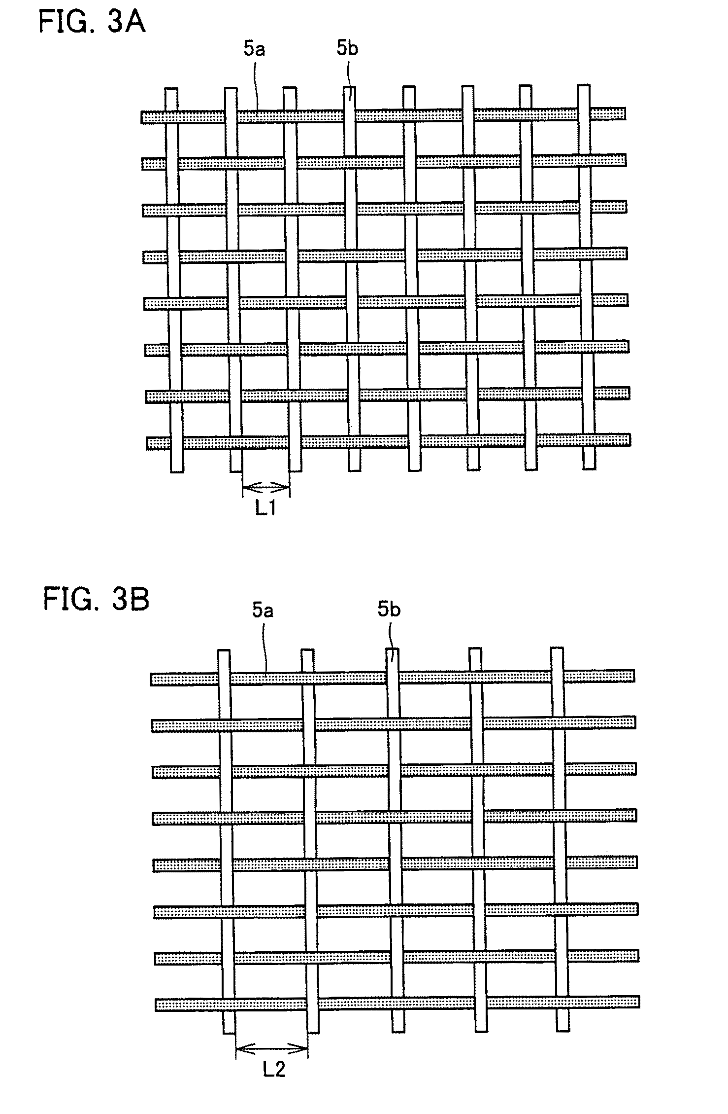 Fuel cell containing a cathode diffusion layer having a fabric structure