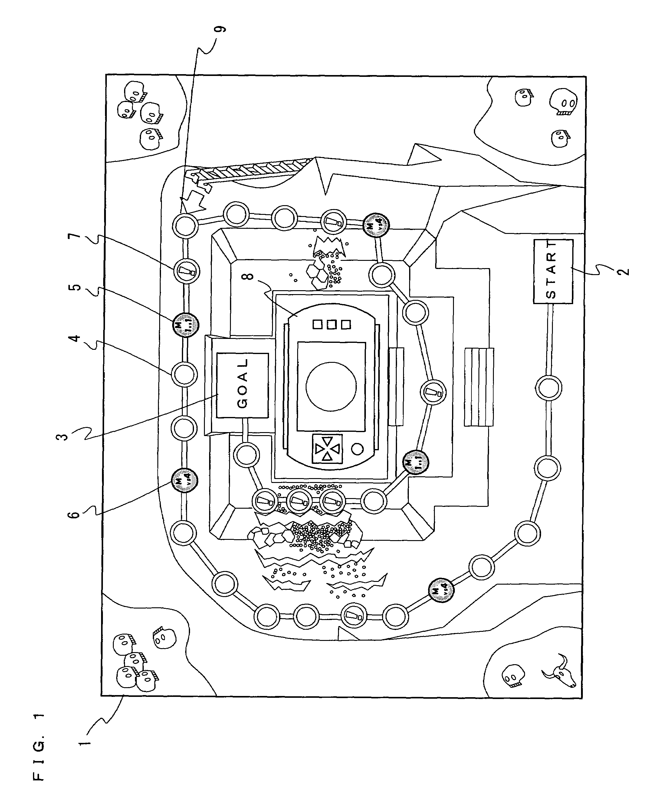 Board game system, game device, storage medium storing game program