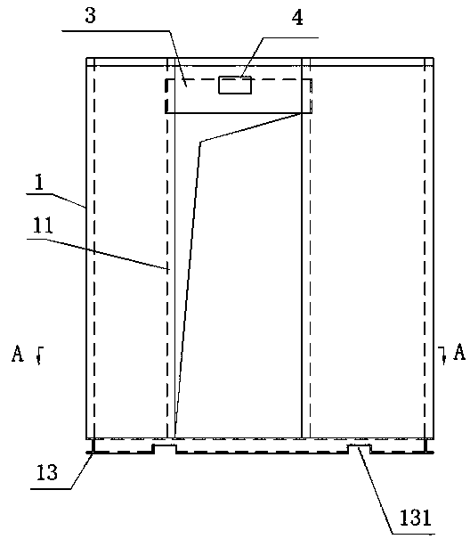 Ozone sterilization disinfection channel and disinfection method thereof