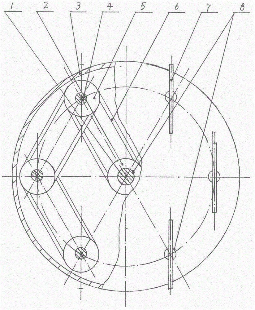 Cycloid paddle boat propeller