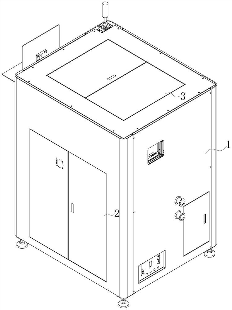 Dual-laser printing equipment with printing head convenient to clean