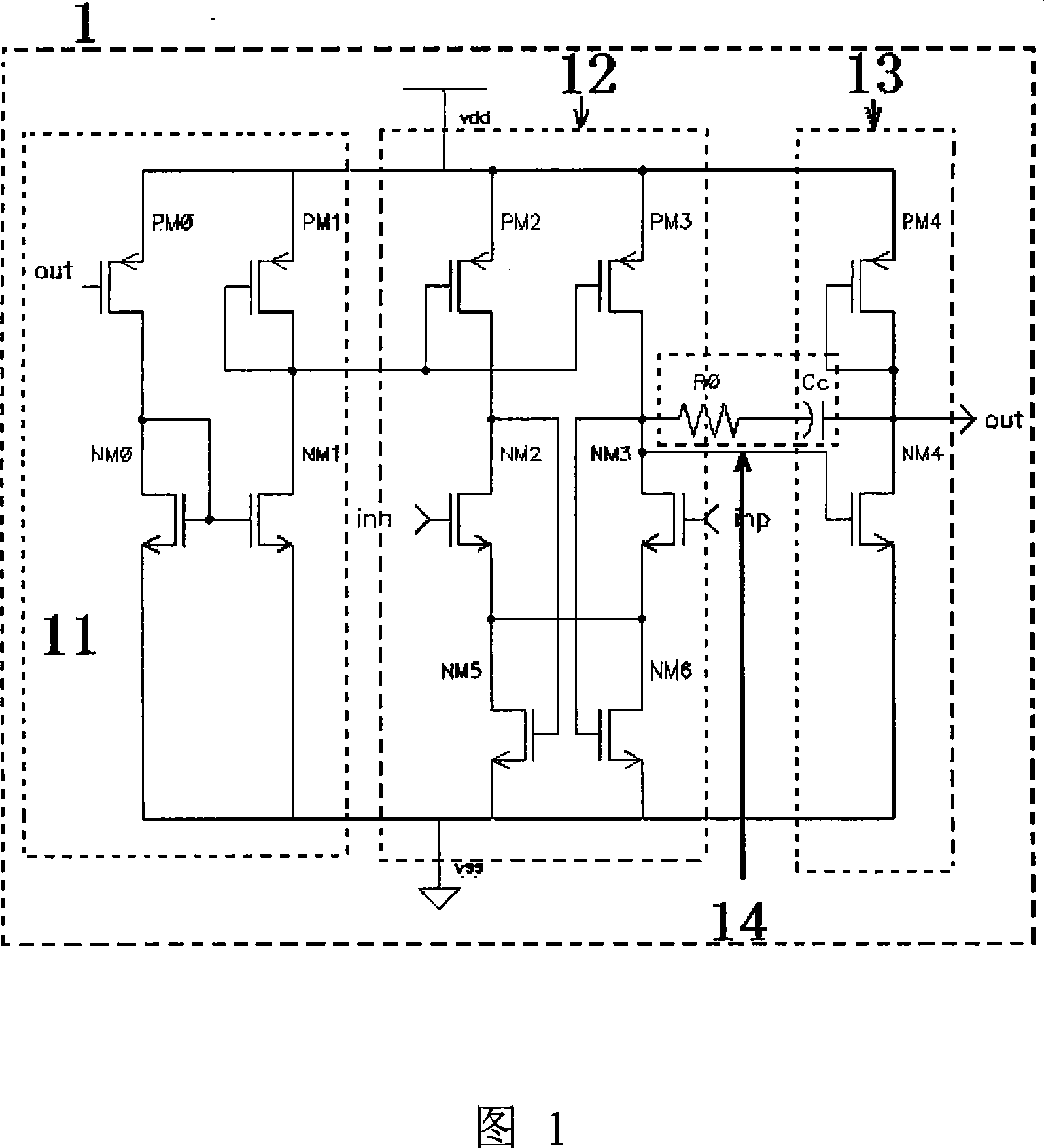 Self-bias low-voltage operation transconductance amplifier circuit with controllable loop gain