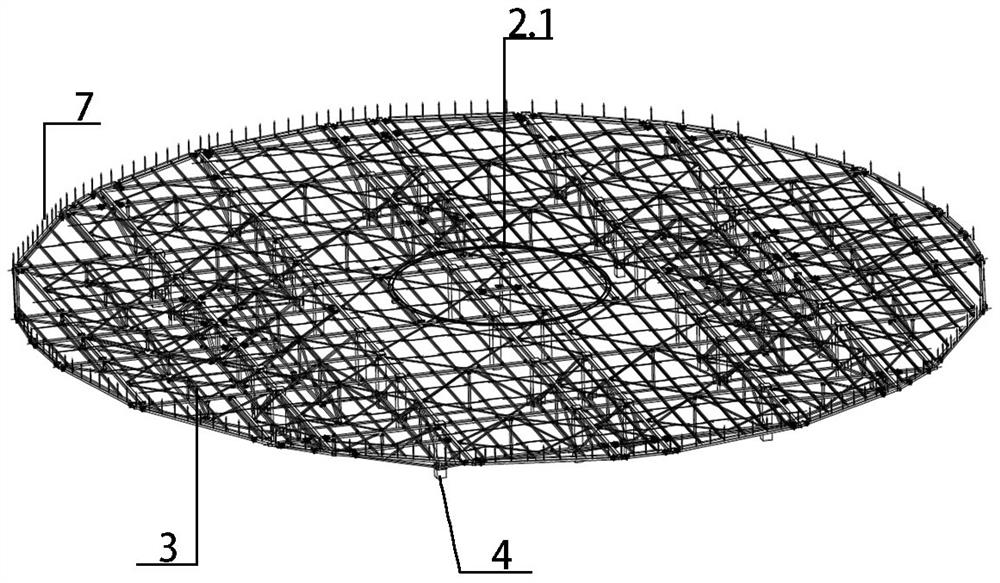 A craft-type omnidirectional beacon reflection net on the roof of a building and its construction method