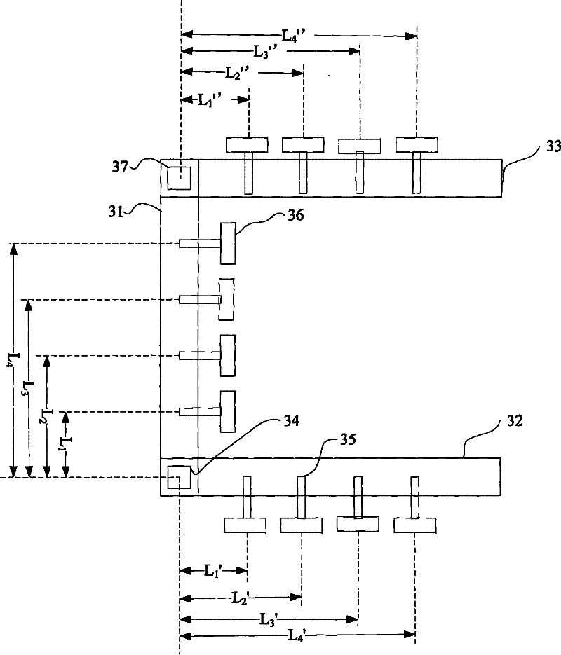 Structure and method for measuring resistance of through hole