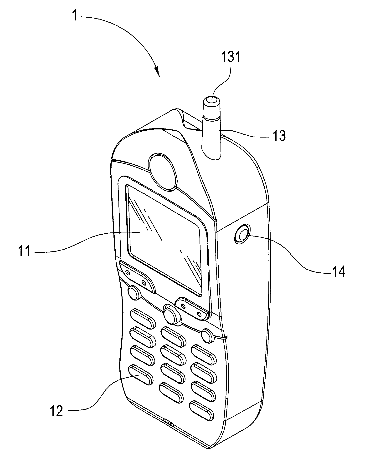 Mobile communication device provided with an ear temperature sensor