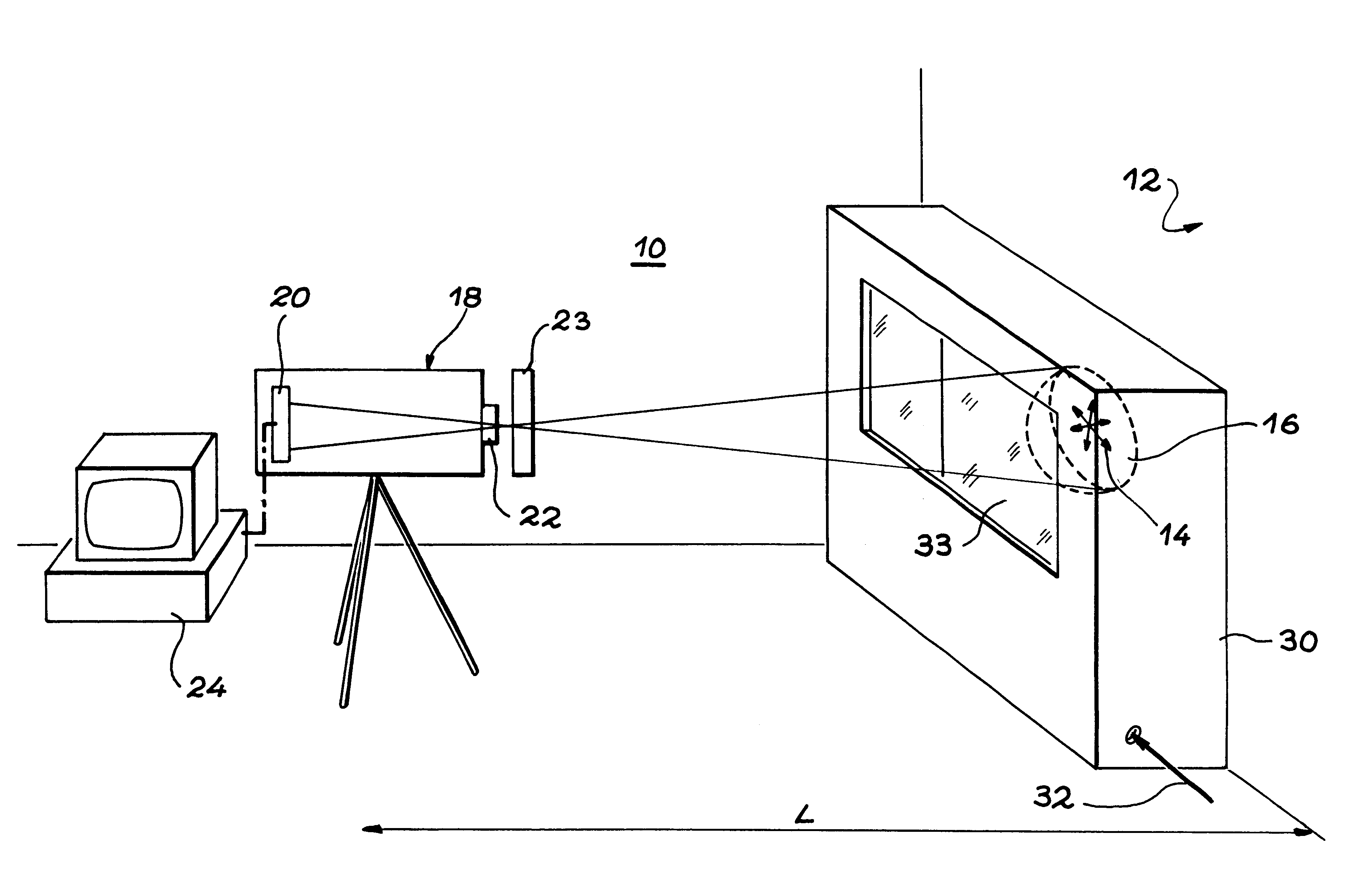 Remote alphasource location device and method