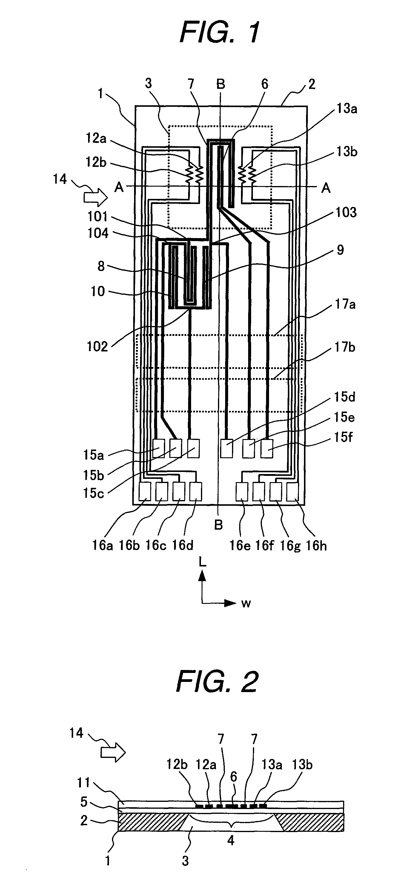 Thermal type flow sensor