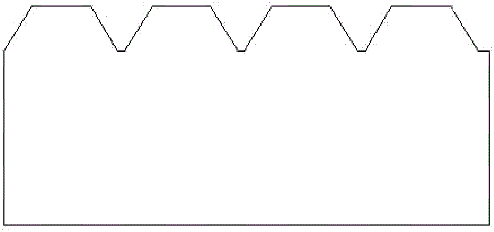 A method for preparing a patterned sapphire substrate for gan growth