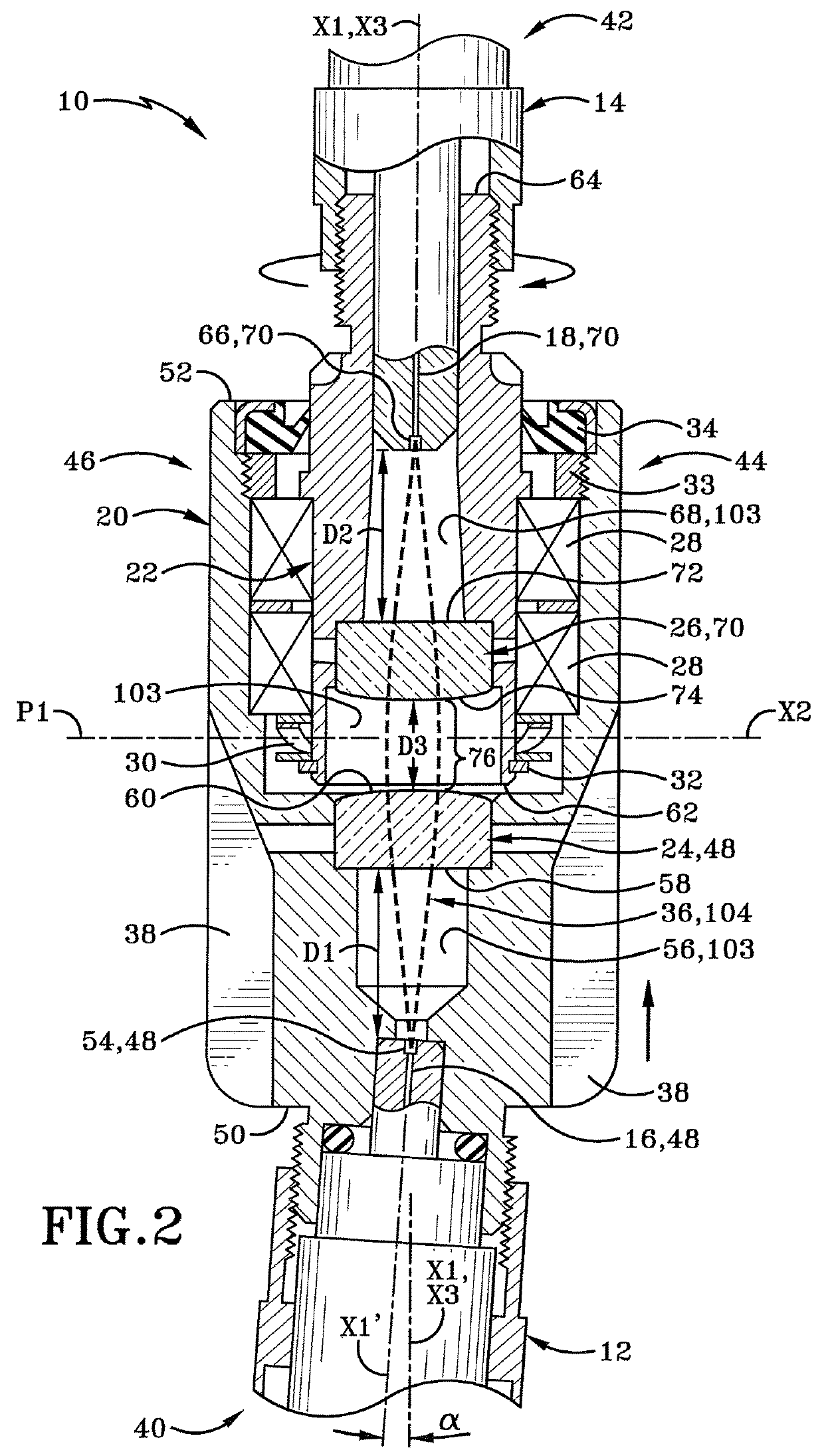 High efficiency and power fiber optic rotary joint