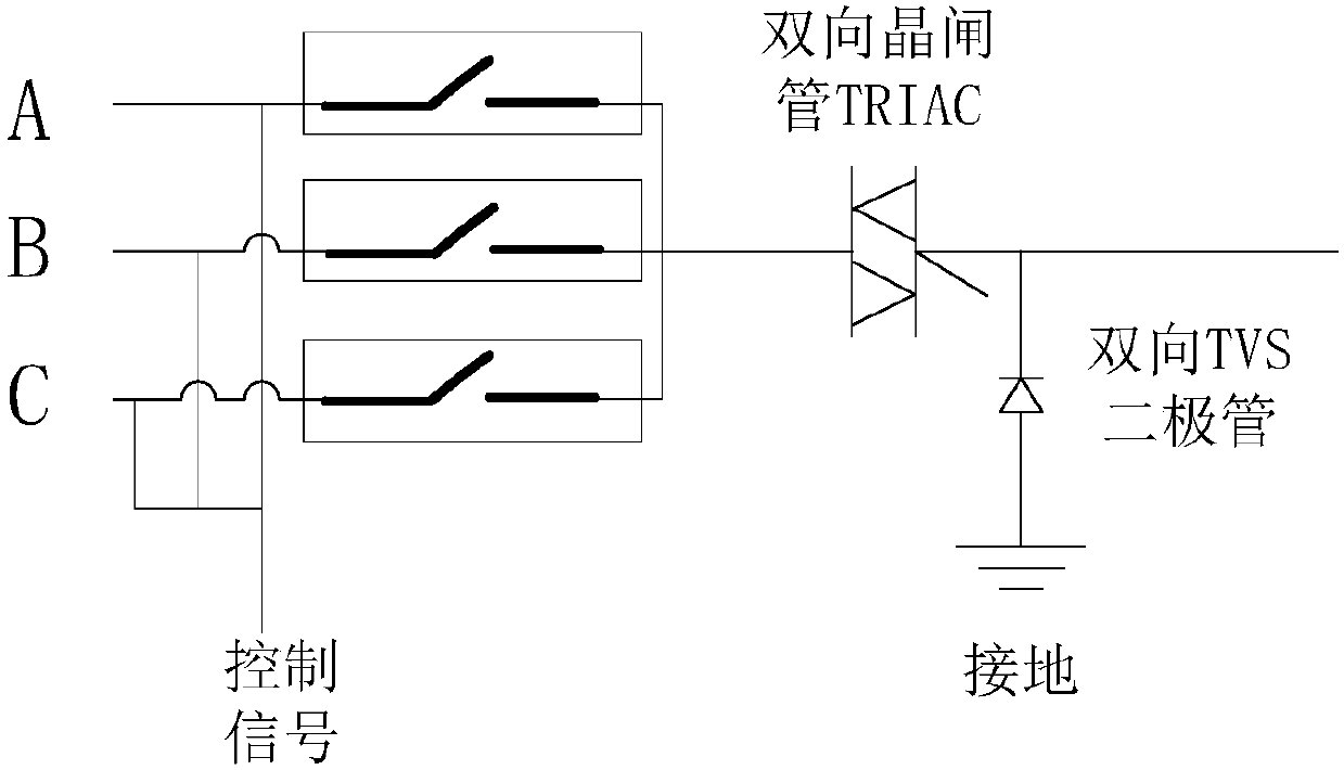 Online phase modulator of 0.4kV distribution network single-phase power supply load