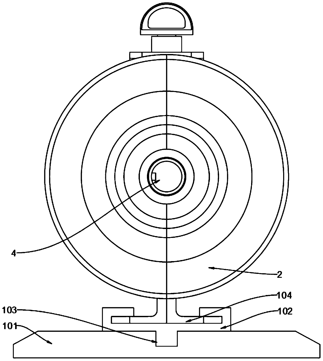 Floating positioning mechanism of double-planet-gear speed reducer