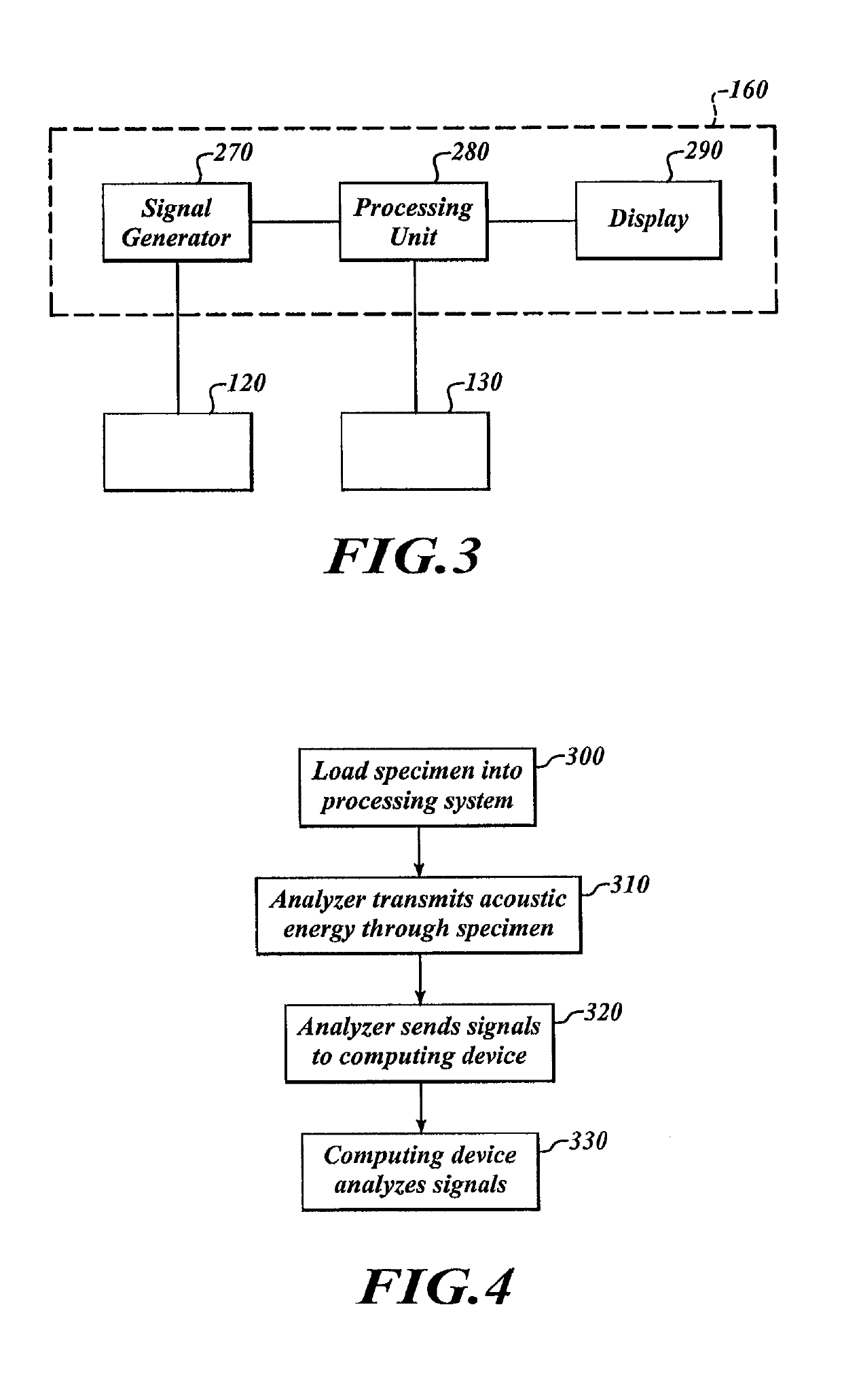 Processing system for processing specimens using acoustic energy