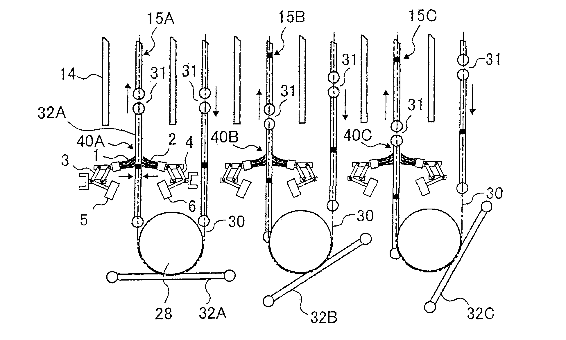 Electric precipitation device and scraping device