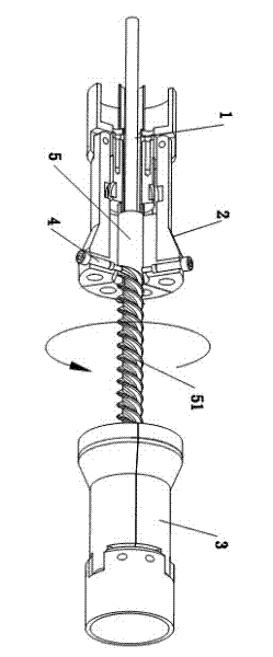 Machining process of rotation-torsion threaded copper pipe