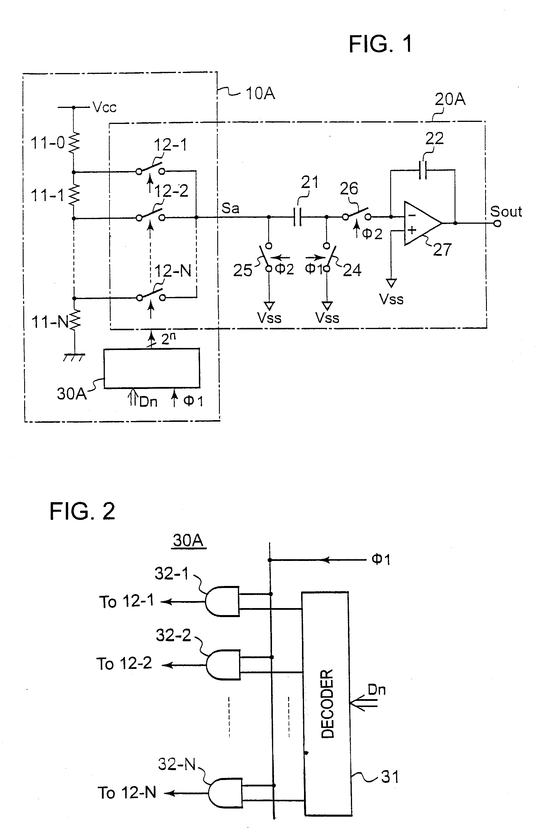 Electronic Circuit and Semiconductor Device Having Dac and Scf