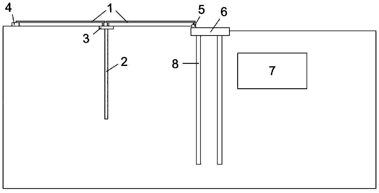 Auxiliary beam unloading method during down-crossing high-speed railway bridge transition section