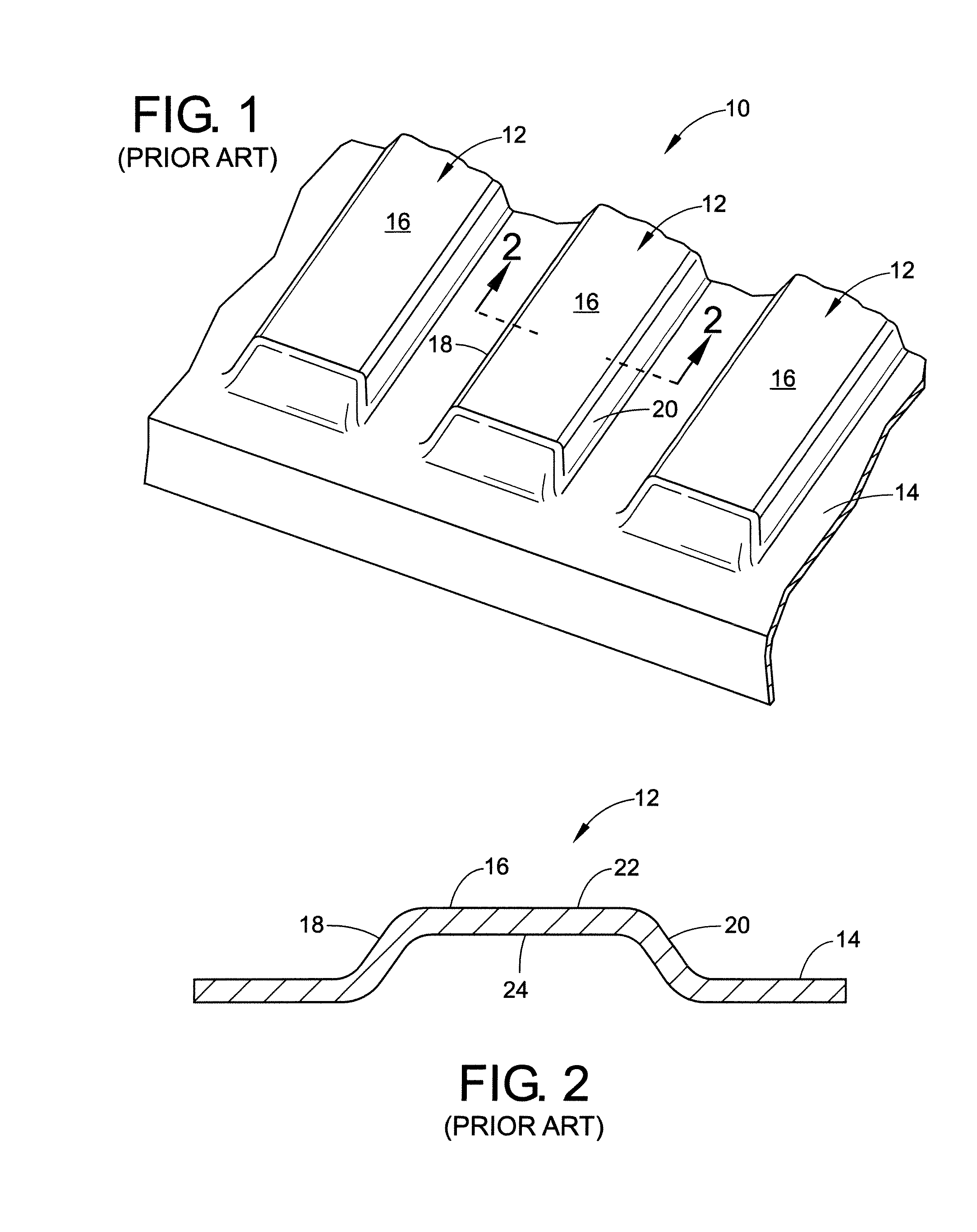Bed corrugation for vehicle load-carrying bed