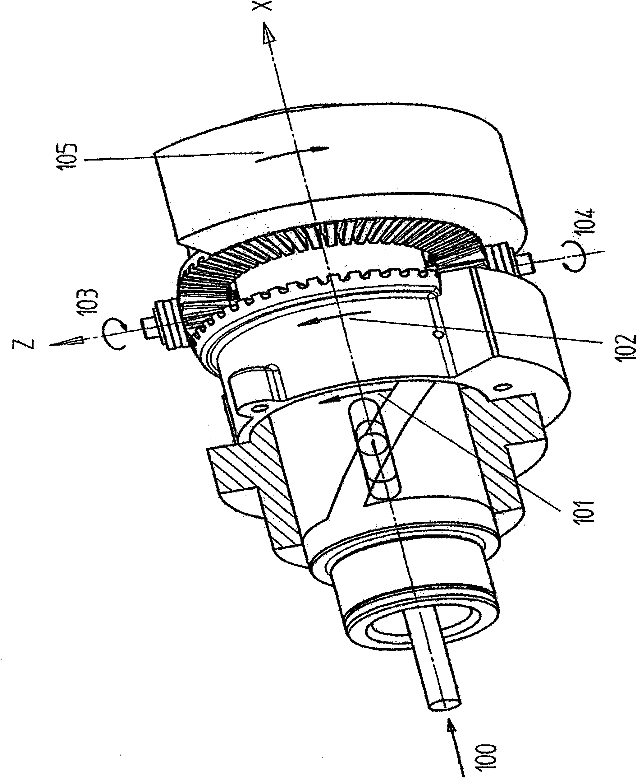 Device for generating circular oscillation or directional oscillation